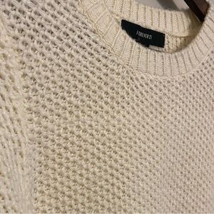 Forever 21 cream sweater